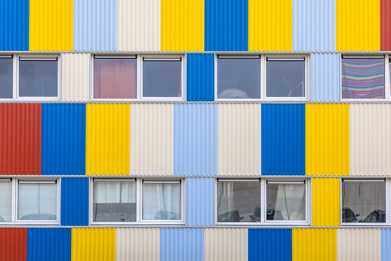 shipping container apartment blocks