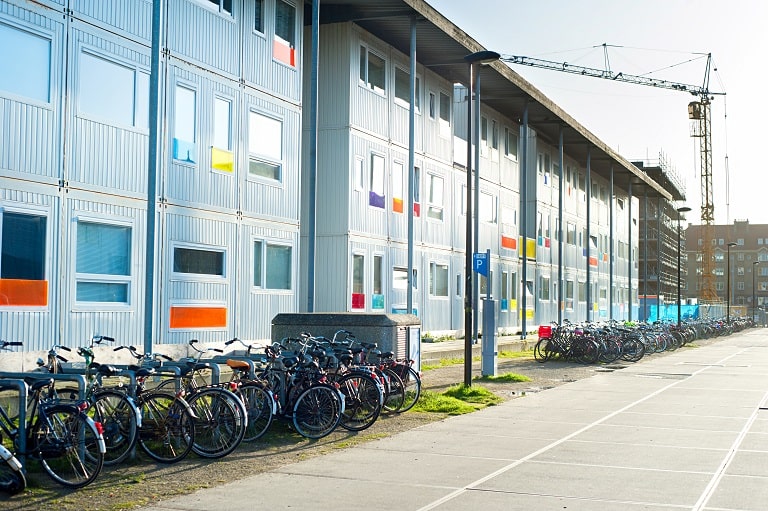 shipping container student accommodation
