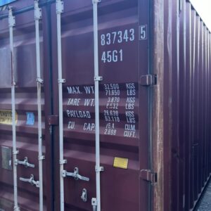 40ft HC Bargain Box #NONE8373435 $1600 INC GST