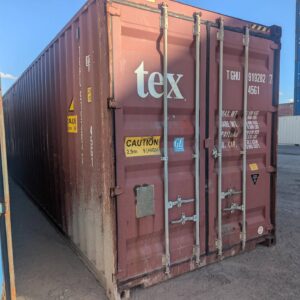 40ft HC Bargain Box #TGHU9192827 $1600 INC GST